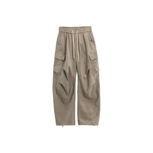 ENTONG Хаки Унисекс Повседневные Штаны