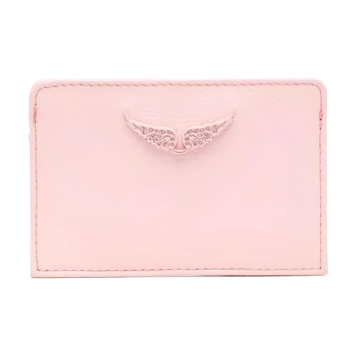 Zadig Voltaire Телячья кожа Держатель для карт Держатель для карт Женский Розовый