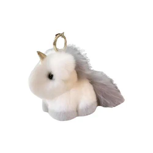 HUXIAOKE Милый Кукла Пони Универсальный Ключ Украшение Плюшевый Брелок 13 см Рекомендуемая Высота