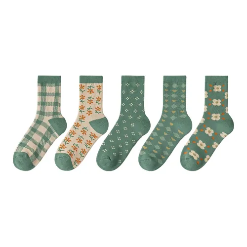 Носки Flowers In Water женские с высоким верхом