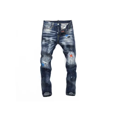 ZMHT Blue Men's Jeans ZMHT Синий Мужской Джинсы