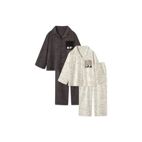 YUZHAOLIN Пижамный комплект Весенний и Осенний Унисекс