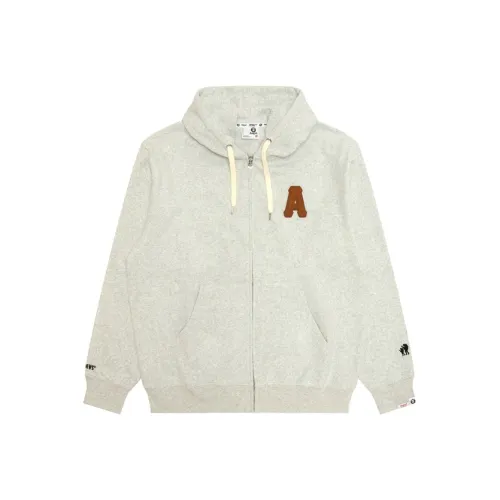 Aape Серый Белый WH2 Мужские Свитшоты