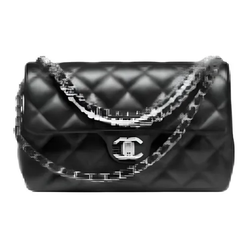 CHANEL Lambskin Плечевая сумка Маленькая Женская Светло-серый