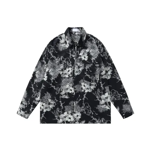 51XXHA Монохромный Унисекс Рубашки