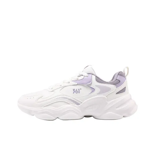 361° Противоскользящий устойчивый к истиранию низкий топ повседневная обувь женский перьевый белый Magic Carpet серо-фиолетовый