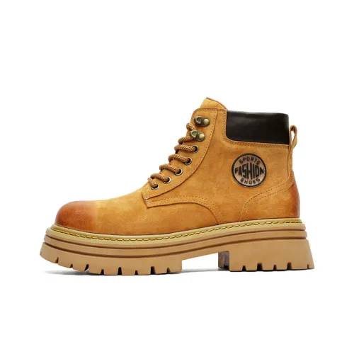 GIHO Martin Boots Yellow Men's