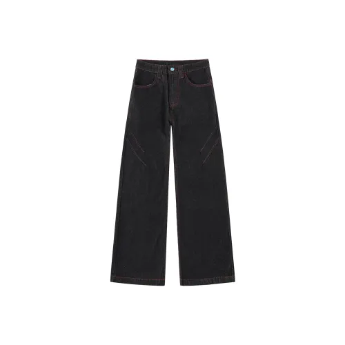 WAYHWEI Черные Унисекс Повседневные Штаны