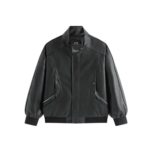 PEACEBIRD MEN Куртки из ПУ (полиуретана) с воротником-стойкой мужские