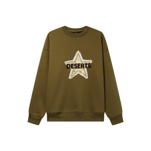 LOUISY AO Оливково-зеленый Женский Свитшот