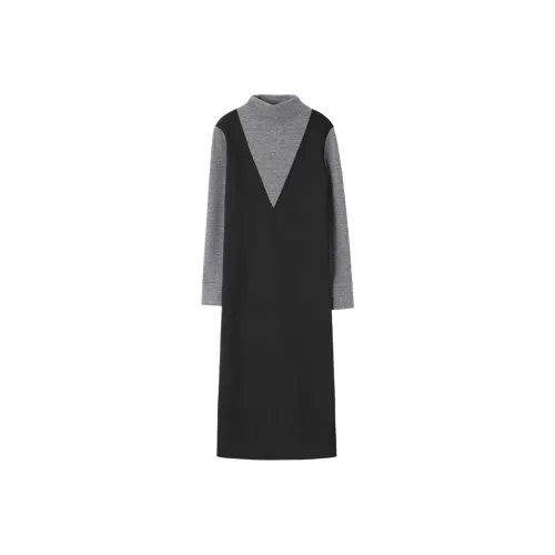 Mo Han Yi Mei Длинное платье с длинными рукавами женское