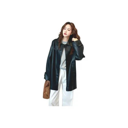 Куртка из кожи Kangaroo женская