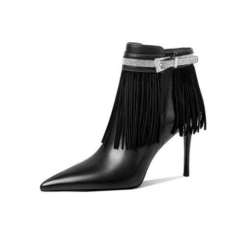 HAOYASENNU Высокие каблуки Элегантный черный Женские