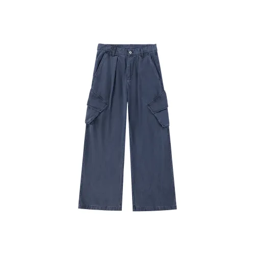 WAYHWEI Blue Unisex Casual Pants WAYHWEI Синий Унисекс Повседневные Штаны