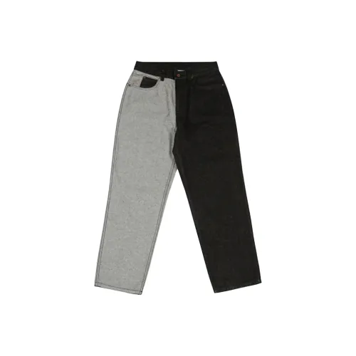 AJOBYAJO Twofold Washed Jeans Men's