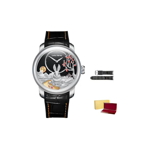 LUCKY HARVEY Механические Мужские Часы 43mm*43mm*15mm Красные
