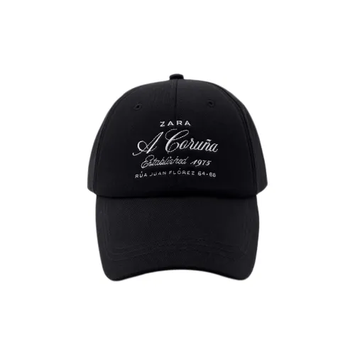 ZARA Хлопок Бейсболки Женские Черные