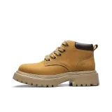 Желтый Коричневый Флисовая подкладка Утеплённая обувь.