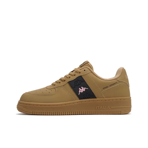 KAPPA OG Небесный Розовый Низкие Кроссовки для Скейтбординга Унисекс Олень Коричневый