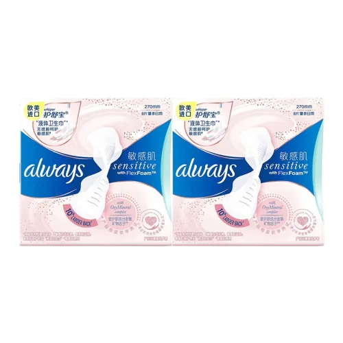 Always Чувствительная кожа Жидкость Салфетка Уменьшает Закололость и Увлажненное Зудение