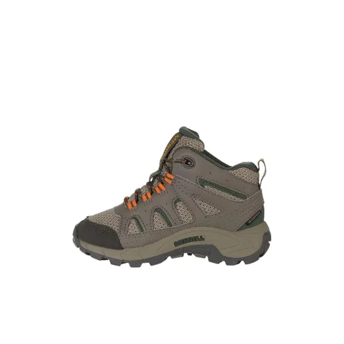 MERRELL Oakcreek противоскользящий устойчивый к истиранию MID топ детская туристическая обувь коричневый детский