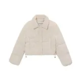 Абрикосовый вельвет, хлопковый пуховик