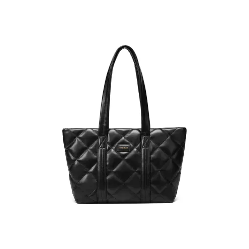 ST SAT ПУ (полиуретан) Сумка через плечо Стандартная Женская Черная Белая