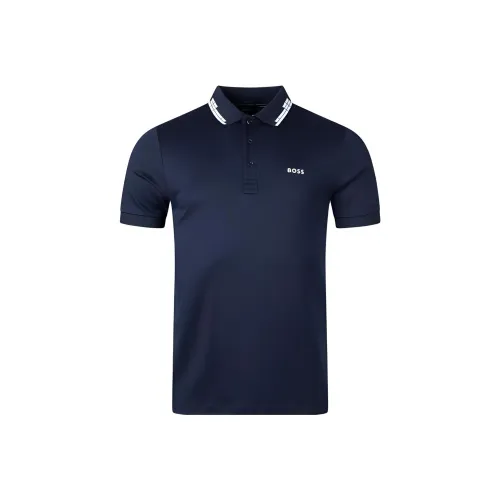 Hugo Boss Поло Мужское Морской Синий