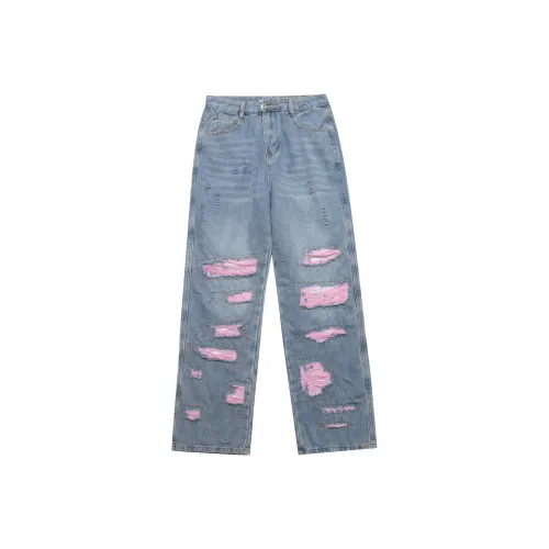 ONENINE34PM Синий Унисекс Джинсы