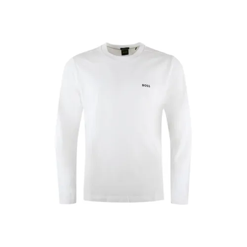 Hugo Boss Белая Мужская T-Рубашка