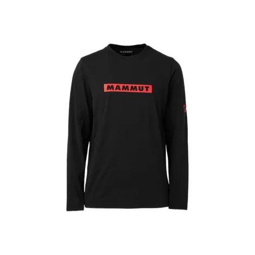 MAMMUT QD Черный Черный Мужская T-Рубашка