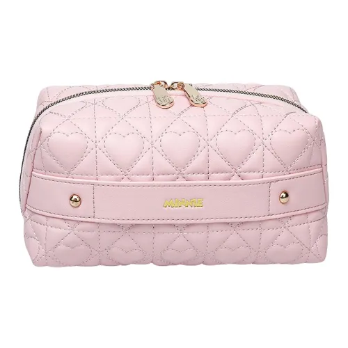 Disney Minnie ПУ (полиуретан) Любовь Lingge Путешествие Мешок для хранения Женские Розовый черный