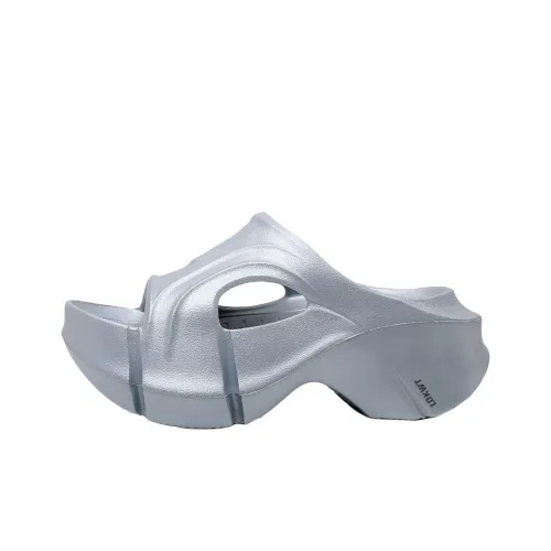 LOKWT противоскользящие устойчивые к истиранию слипоны женские серебряные