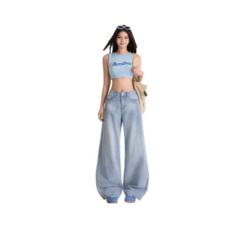 JOPPTI Небесно-голубой Женские Джинсы