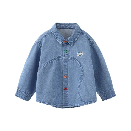 CICIIBEAR FW25 Джинсовые рубашки для детей Baby