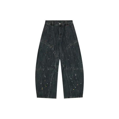 ONENINE34PM Синий Унисекс Джинсы