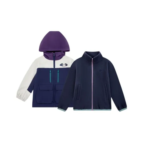 QIAODAN Туристическая одежда FW25 2 предмета комплект для детей в возрасте 3-7 лет