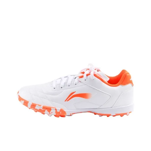 LINING TF Шипы Искусственные Шипы Амортизаторы Устойчивые к Износу Футбольные бутсы Унисекс Белый Оранжевый