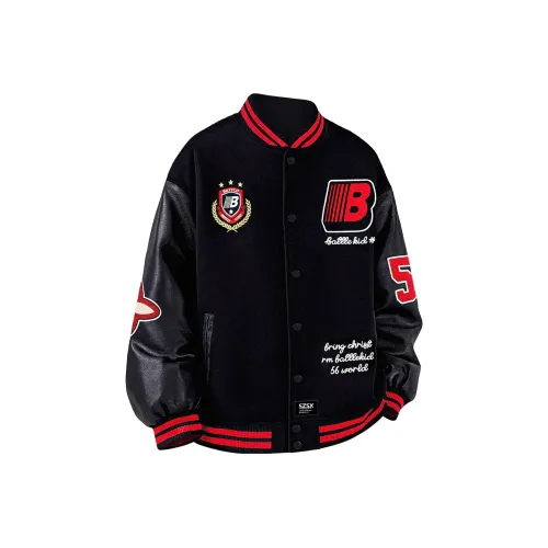 SZSX Черный Унисекс Бейсбольные Джерси