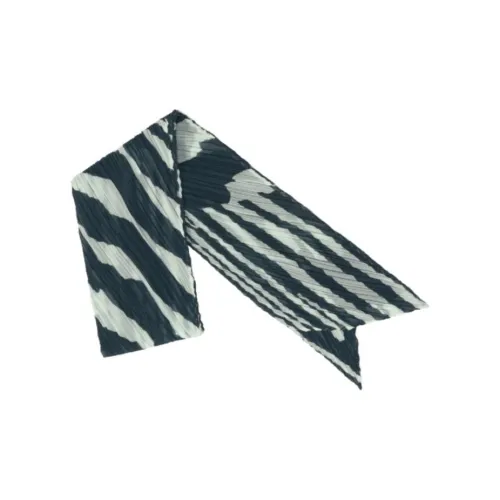 ISSEY MIYAKE Полиэстер Шелковые Шарфы Унисекс Морской Синий