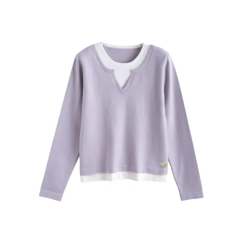 Tonlion Серый Фиолетовый Женский Трикотаж