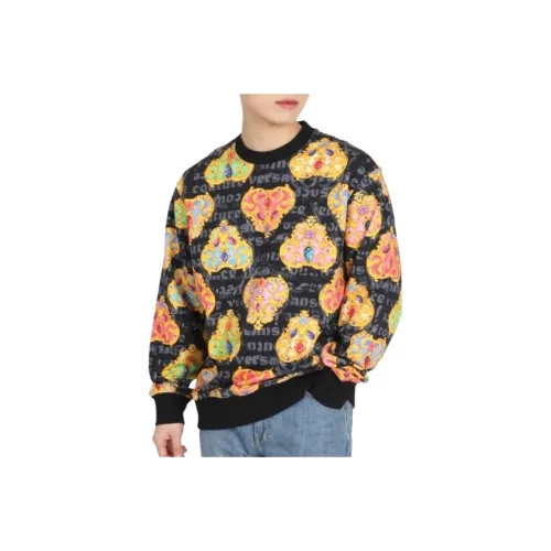 VERSACE Мужские черные свитшоты