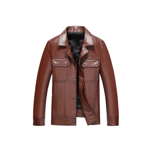 BANGBOY X IZTION Куртка из натуральной кожи Мужская