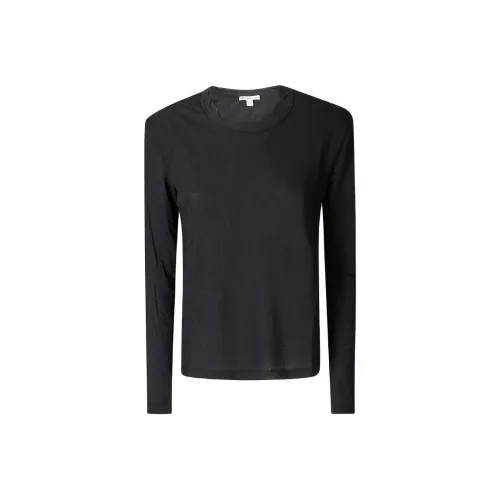 JAMES PERSE Черные Женские T-рубашки