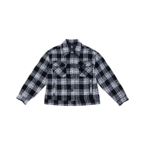 Конверс Черный Белый Женские Куртки