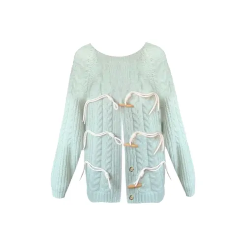 WANGLAISHI Бирюзовый Женский Трикотаж