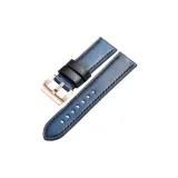 Розово-золотая шпилька, синяя кожа