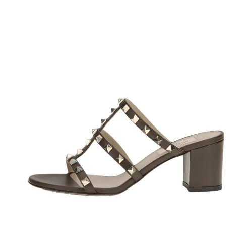 Valentino Garavani Слипоны 6 см Женские Умбра