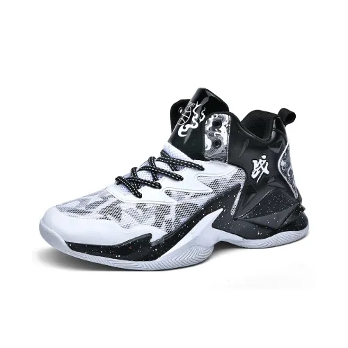 WAVECREST Амортизаторы Shock Abrasion Resistant Slip Resistant High Топ Баскетбольные кроссовки Унисекс
