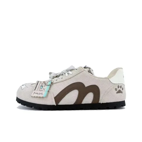 POEM KOEL Износостойкие Легкие Дышащие Низкие Кроссовки для Скейтбординга Женские